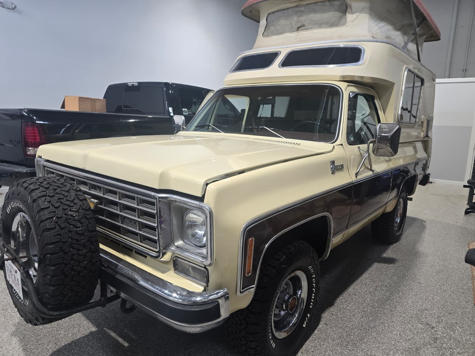 1976 Chevrolet truck, pre-purchase inspection for New Zealand customer